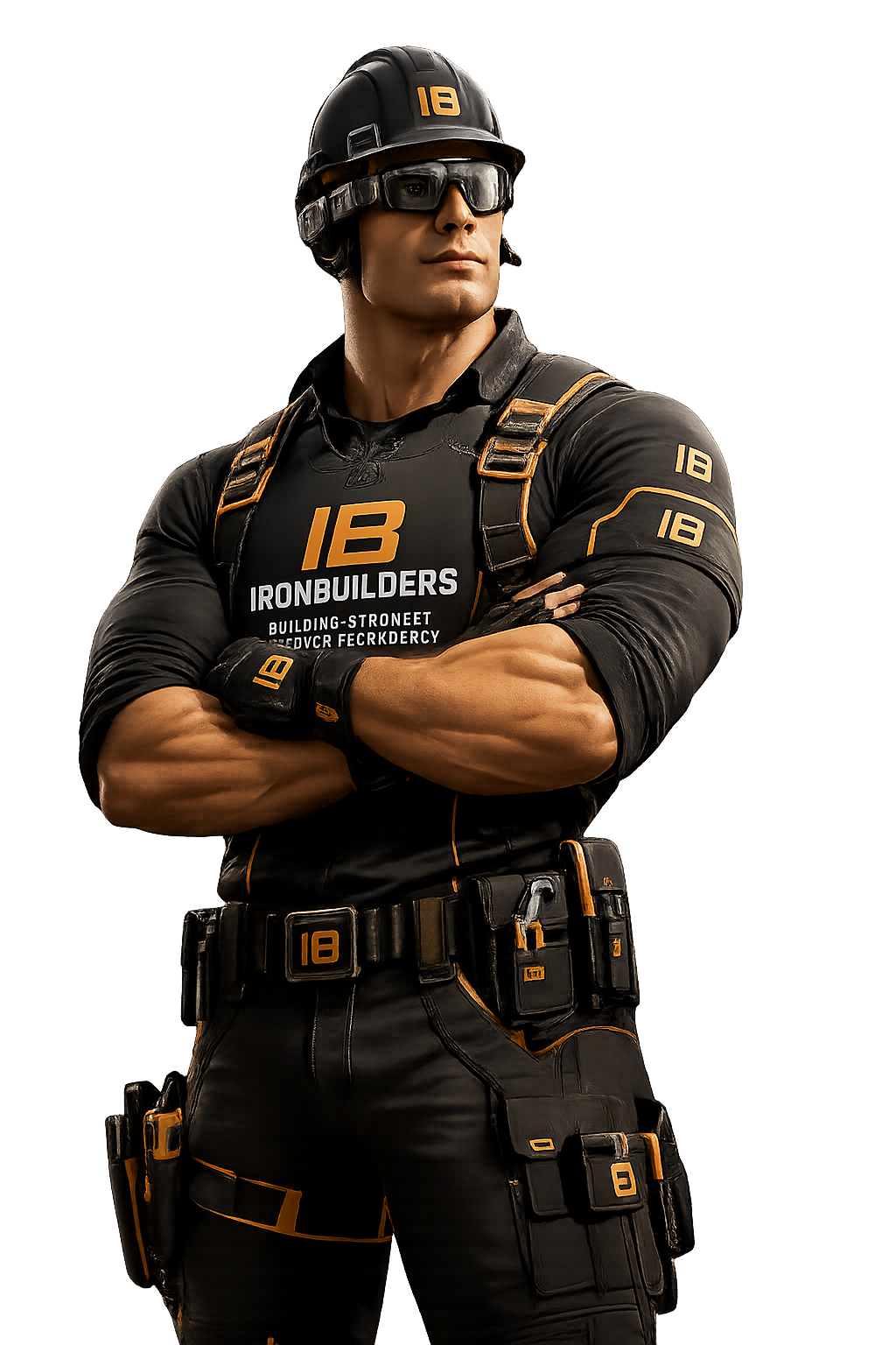 Mascotte IronBuilders pour un diagnostic de façade