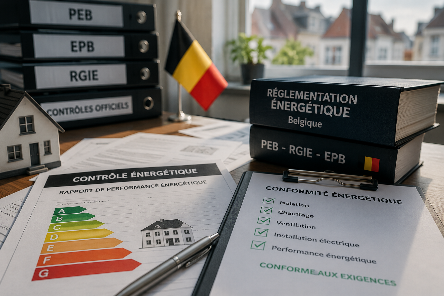 Préparation du dossier énergétique d’un projet d’isolation façade en Belgique