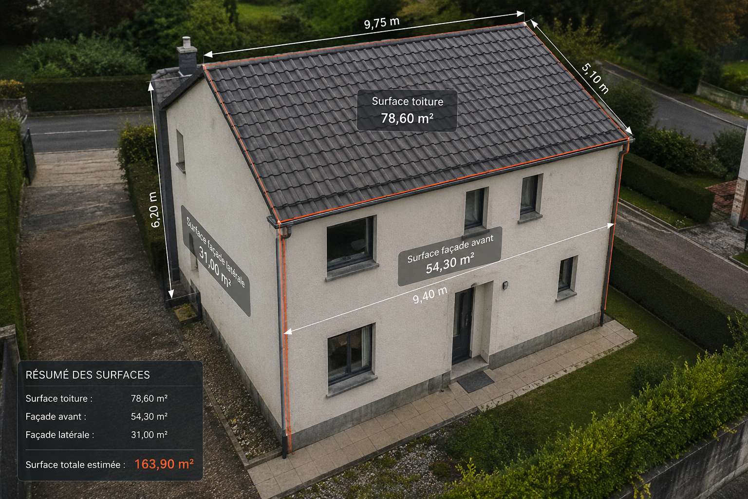 Visualisation 3D et plan d’architecte pour une isolation façade