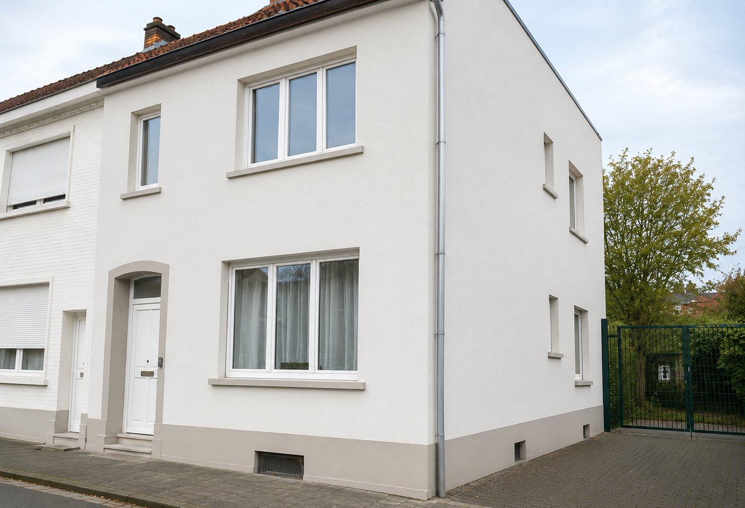 Maison après isolation extérieure de la façade