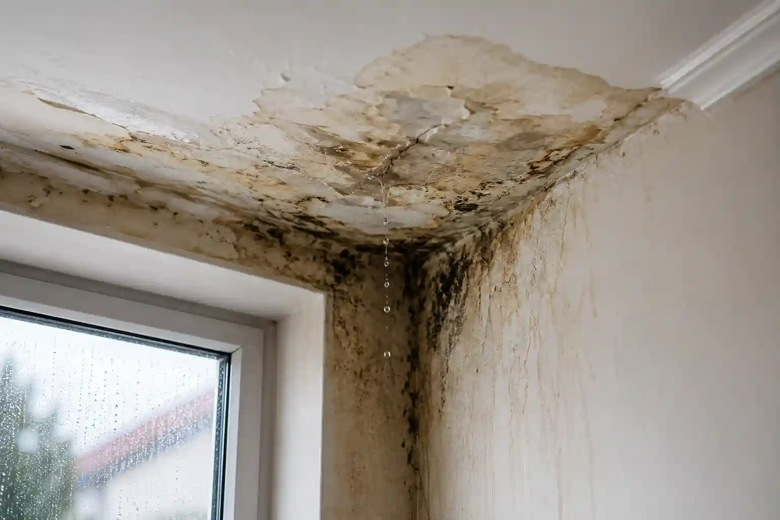 Traces d’humidité à analyser avant des travaux de rénovation