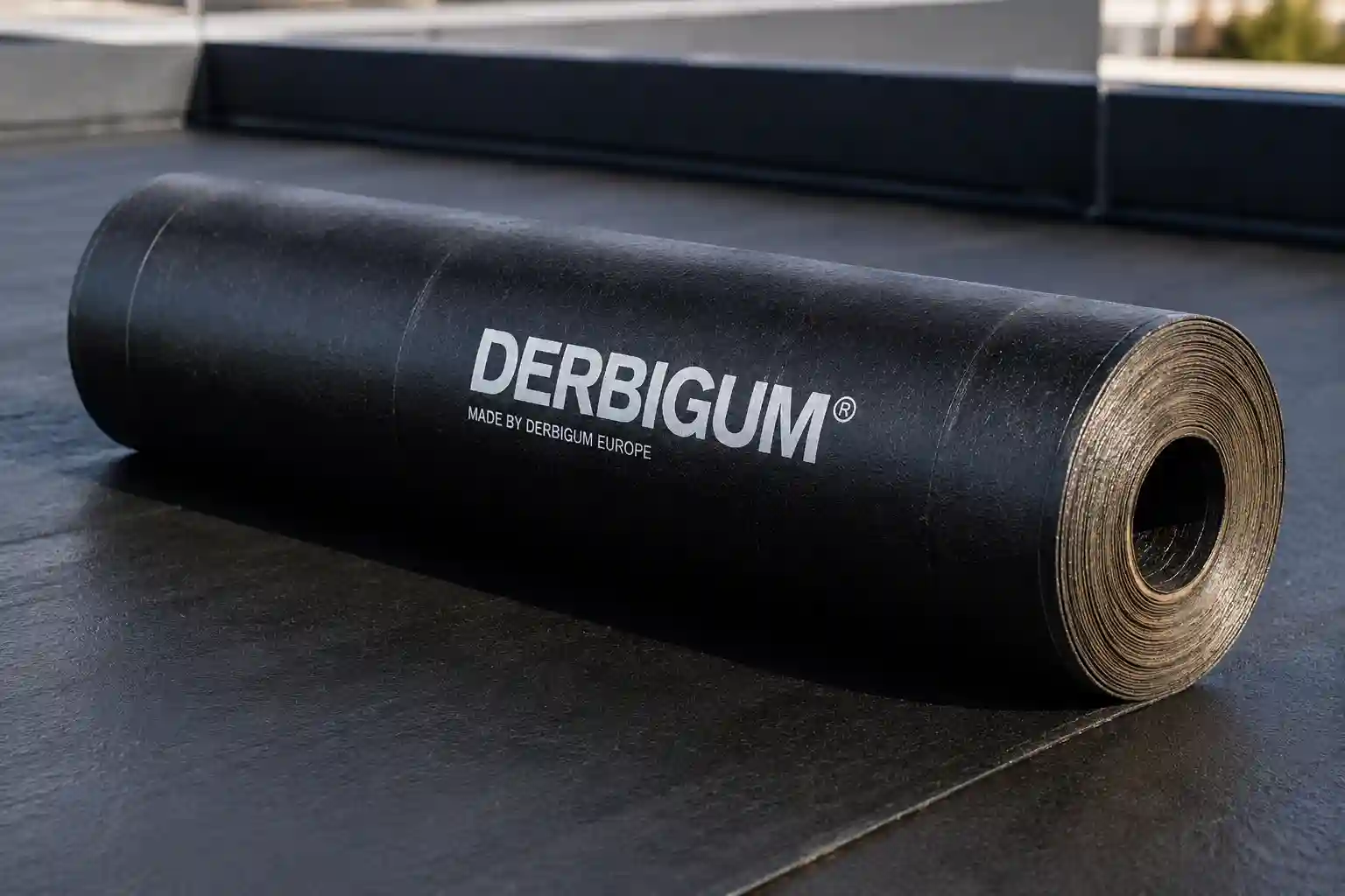 Membrane Derbigum pour rénovation toiture plate Bruxelles