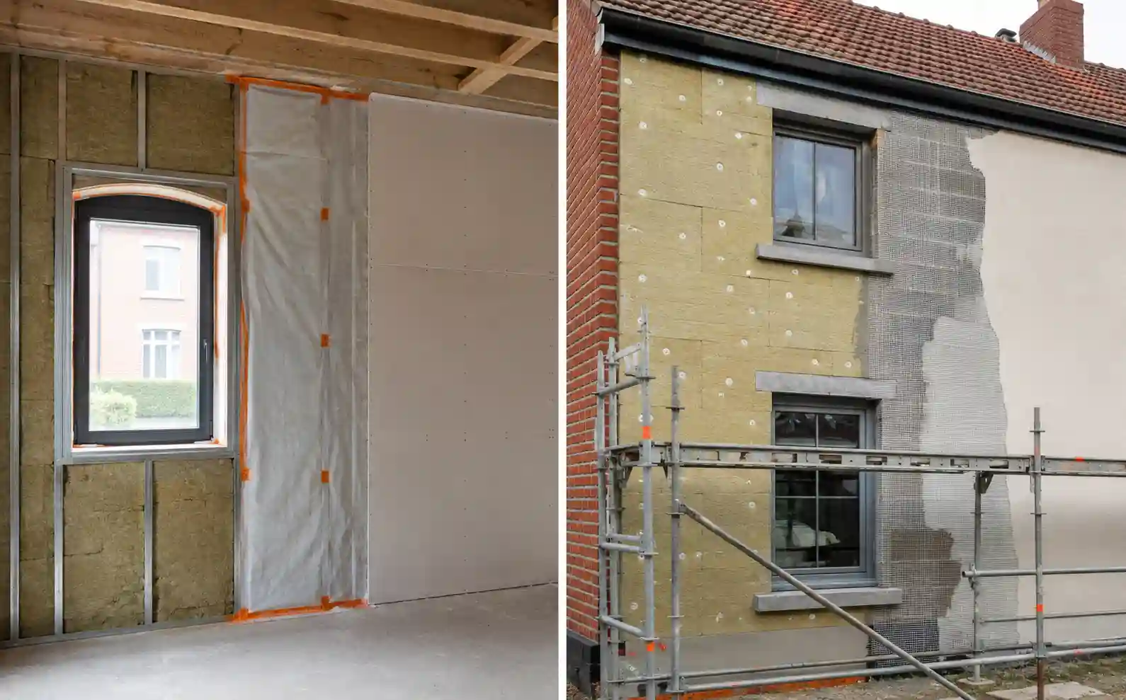 Comparaison entre l’isolation extérieure des murs et l’isolation intérieure