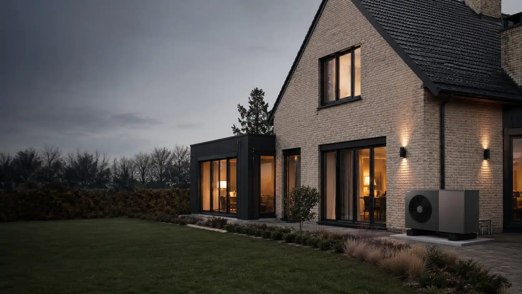 Fonctionnement d’une pompe à chaleur air-eau installée dans une maison en Belgique