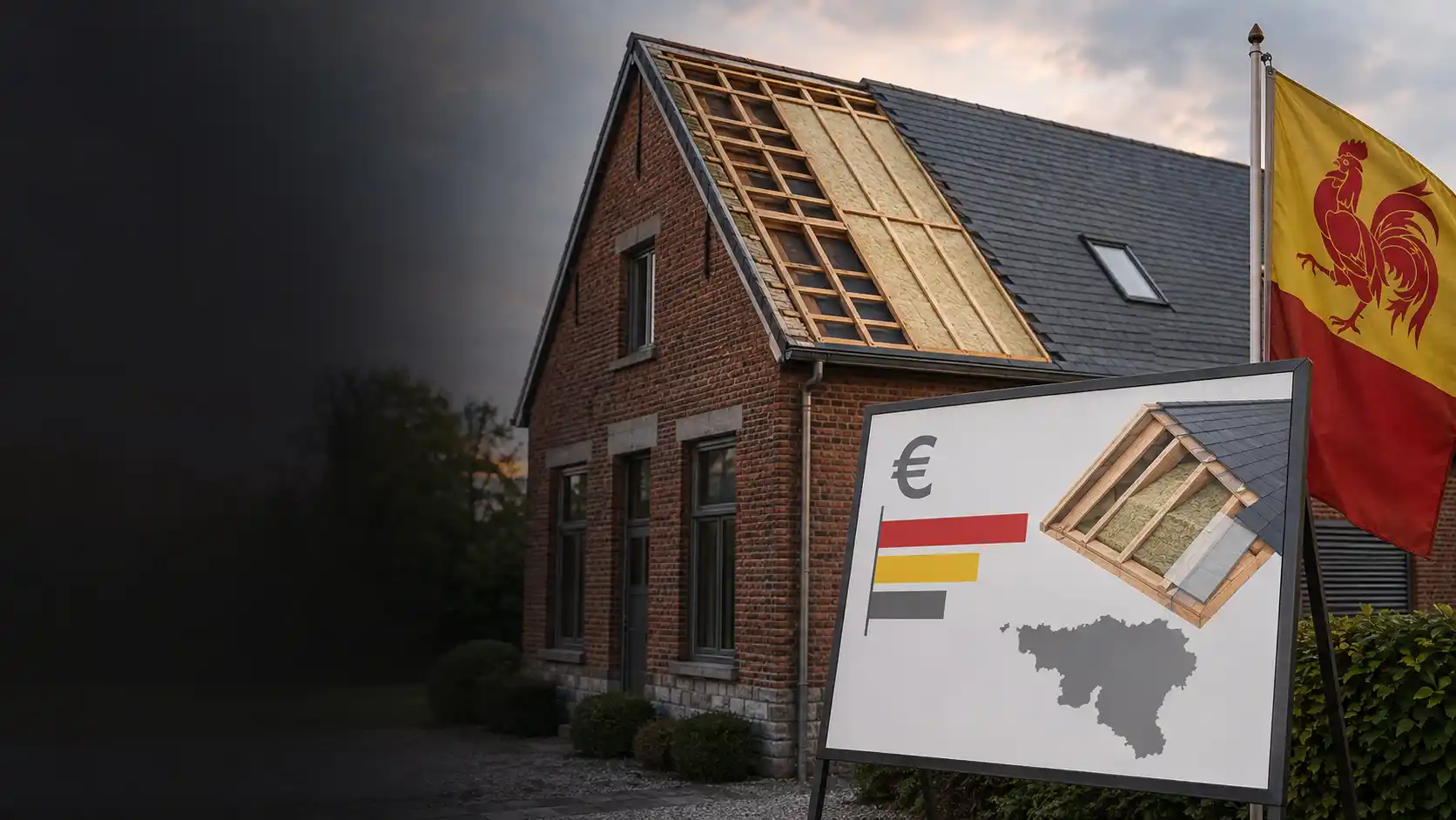 Prime isolation toiture Wallonie dans un projet global de rénovation énergétique en 2026
