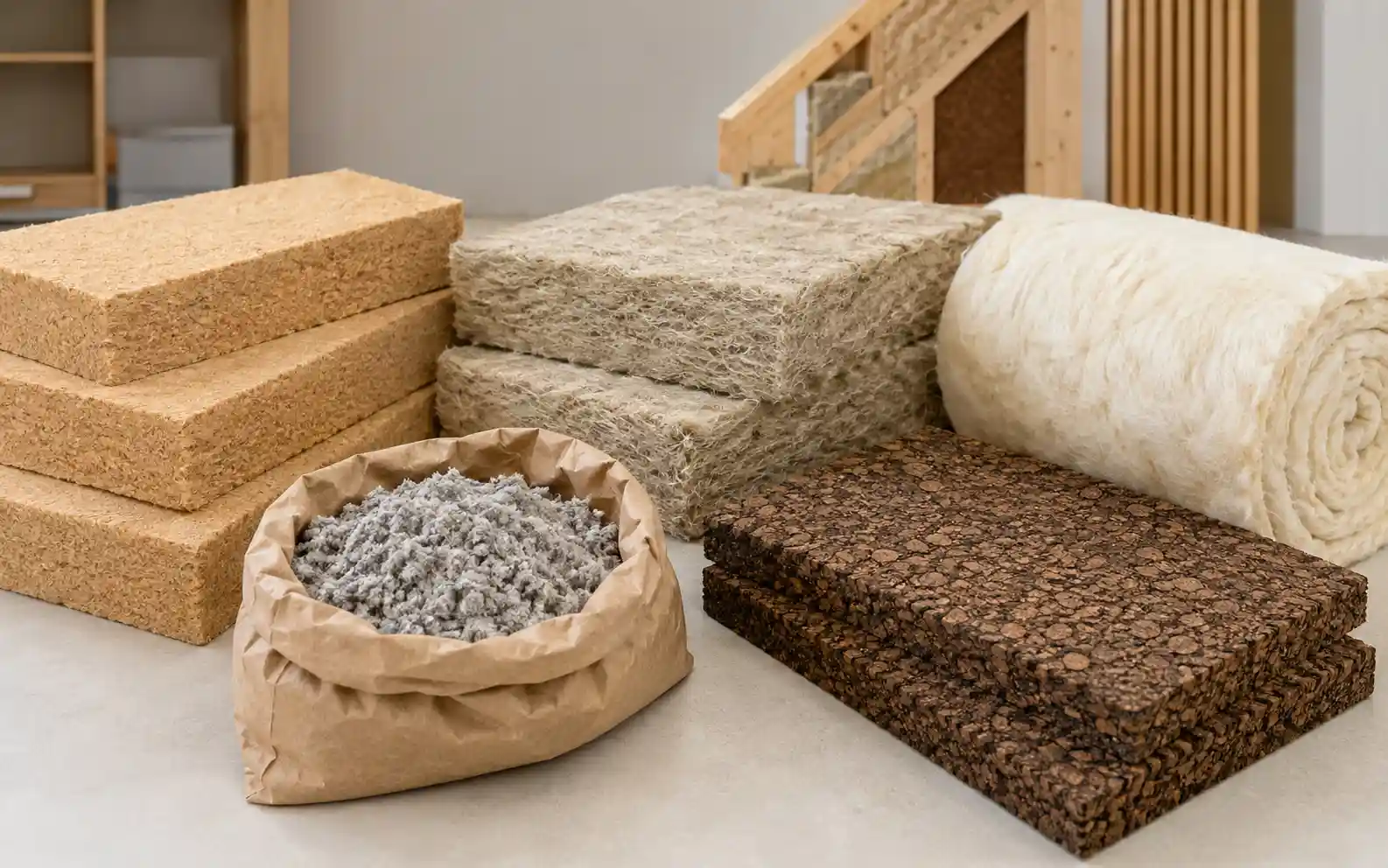 Isolant biosourcé en fibre de bois destiné à une toiture ou une façade