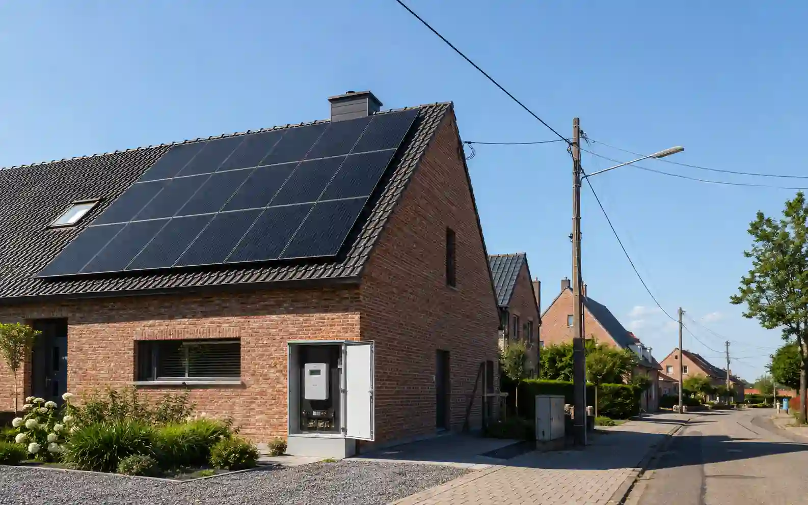 Surplus photovoltaïque injecté sur le réseau électrique en Belgique
