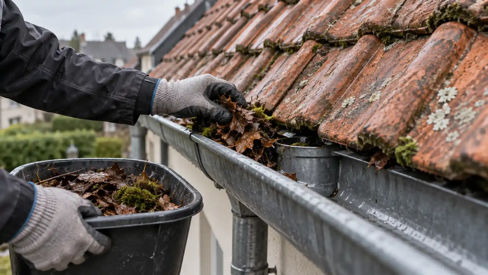 Entretien d’une toiture et nettoyage de ses évacuations en Belgique